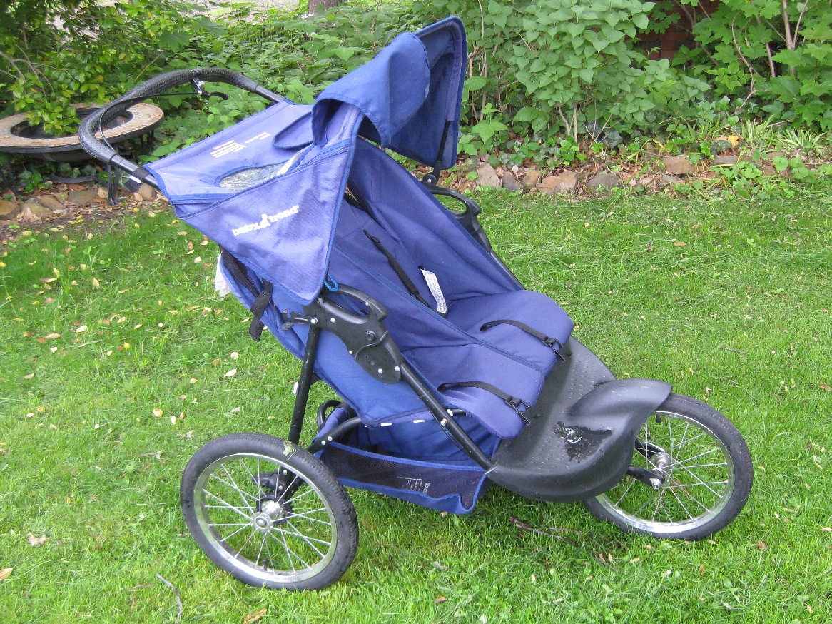 baby trend jogging stroller blue