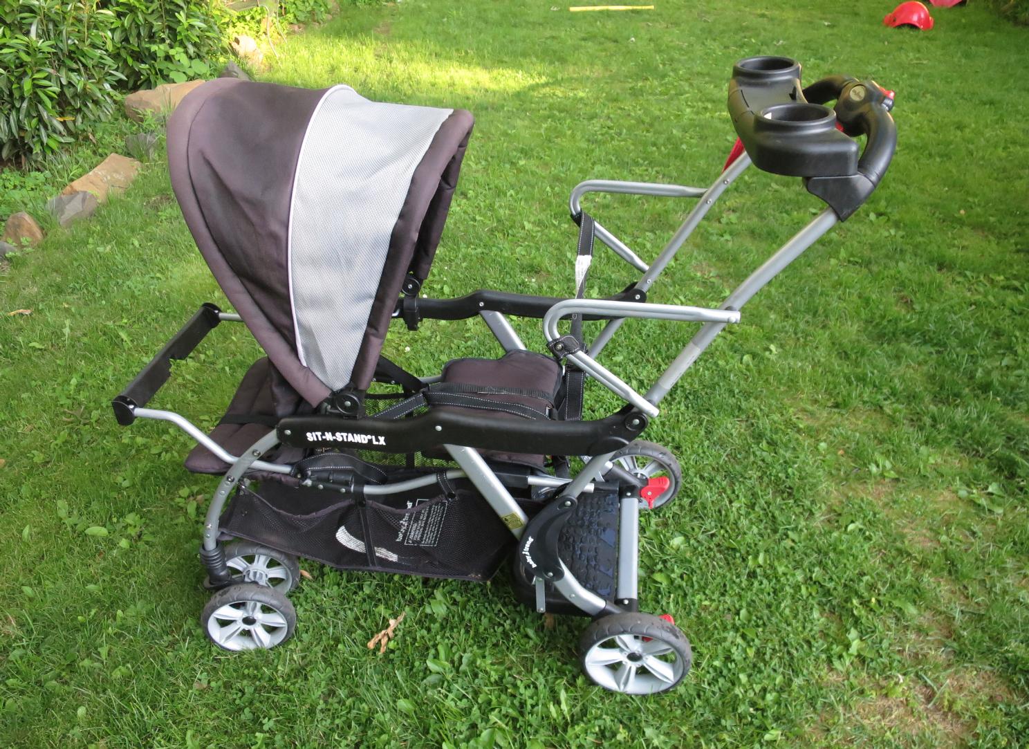 one step ahead double jogging stroller