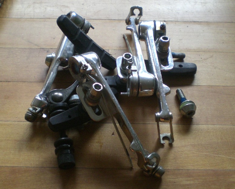 set of bike brakes