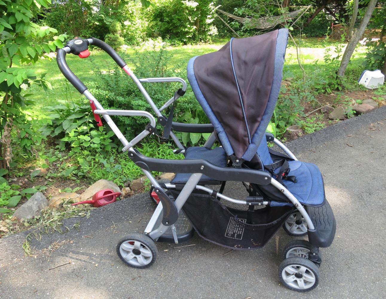 one step ahead double jogging stroller