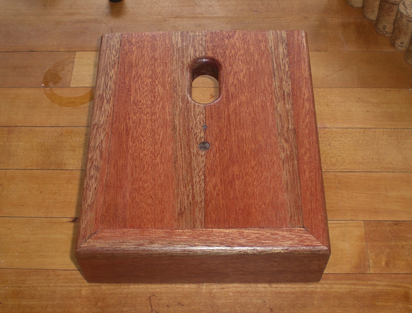 mahogany plinth